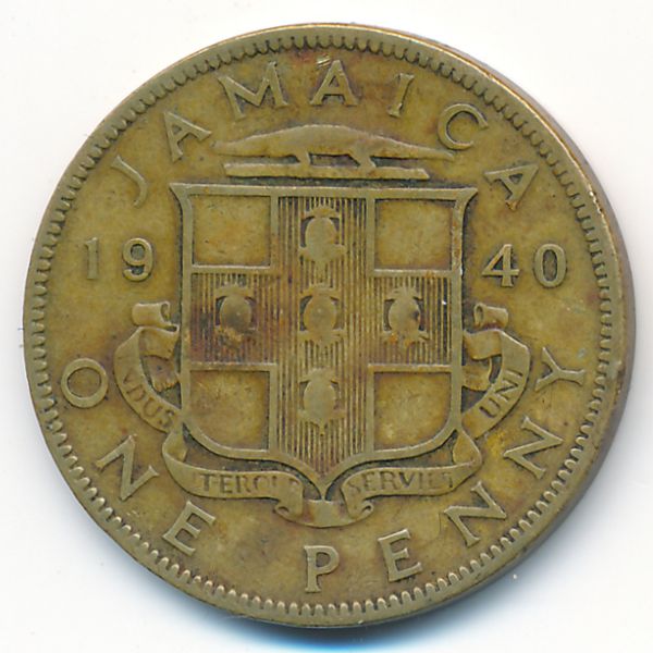 Ямайка, 1 пенни (1940 г.)