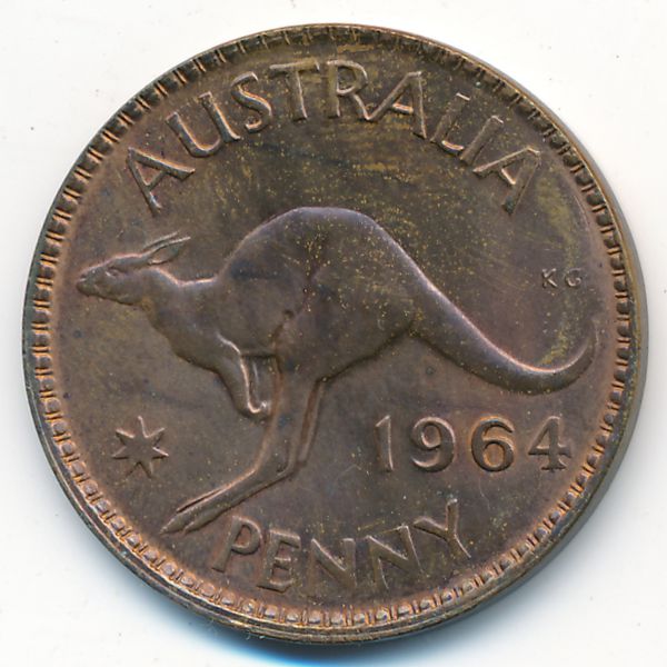 Австралия, 1 пенни (1964 г.)