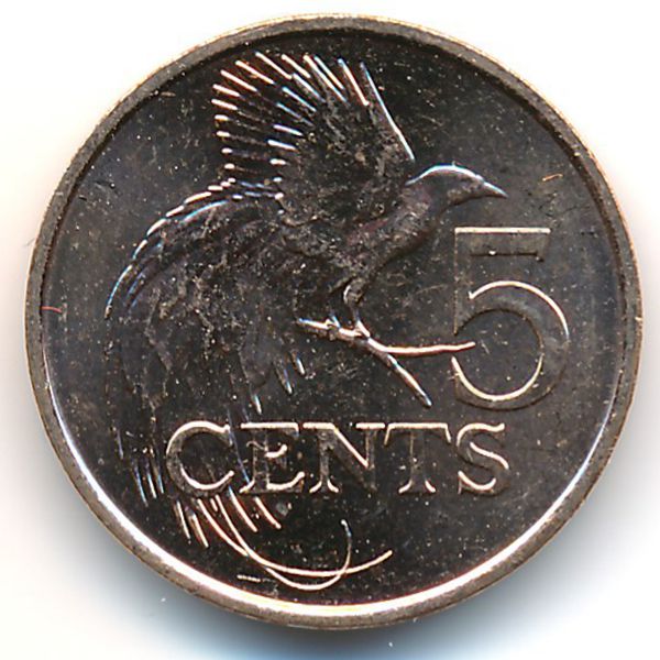 Тринидад и Тобаго, 5 центов (2000 г.)