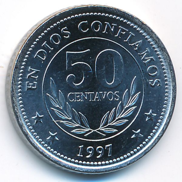 Никарагуа, 50 сентаво (1997 г.)