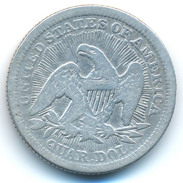 США, 1/4 доллара (1853 г.)