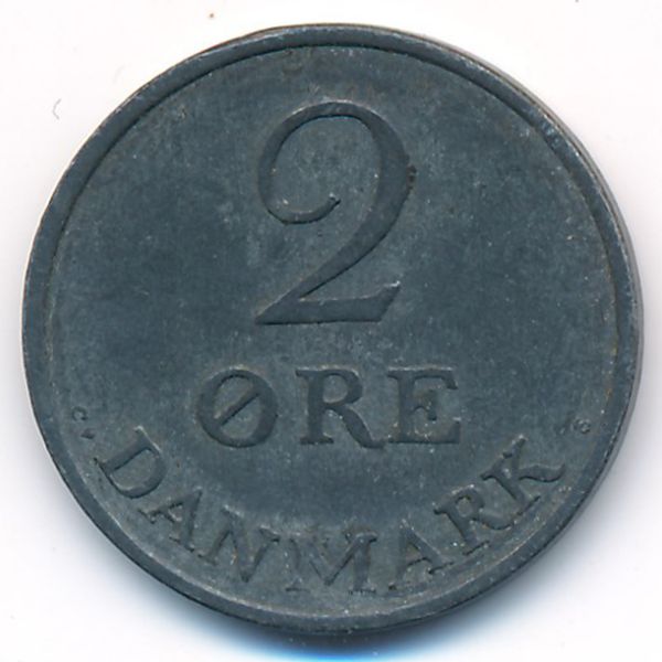 Дания, 2 эре (1957 г.)