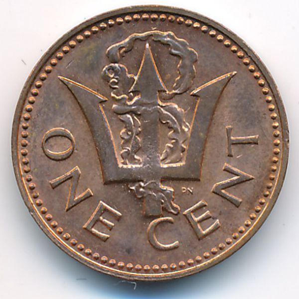 Барбадос, 1 цент (1973 г.)
