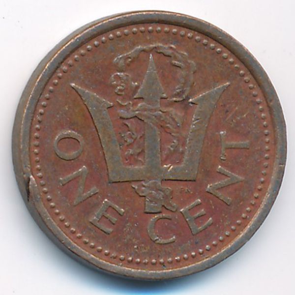 Барбадос, 1 цент (1985 г.)