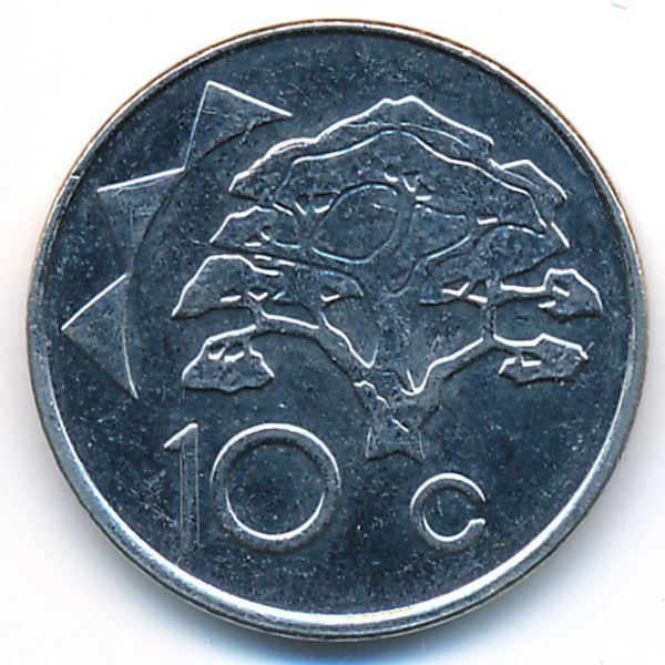 Намибия, 10 центов (2009 г.)