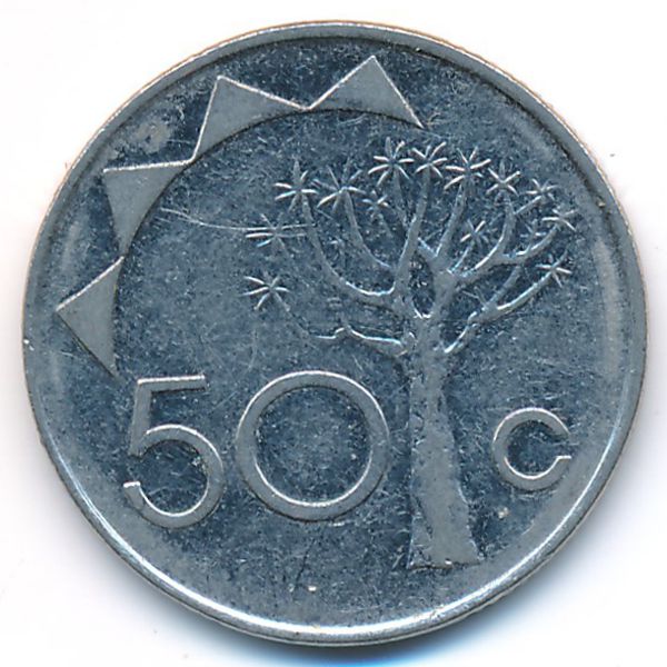 Намибия, 50 центов (1993 г.)