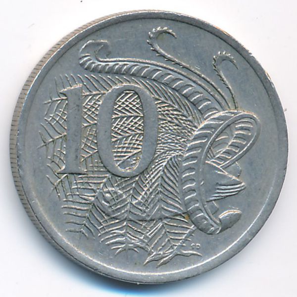 Австралия, 10 центов (1974 г.)