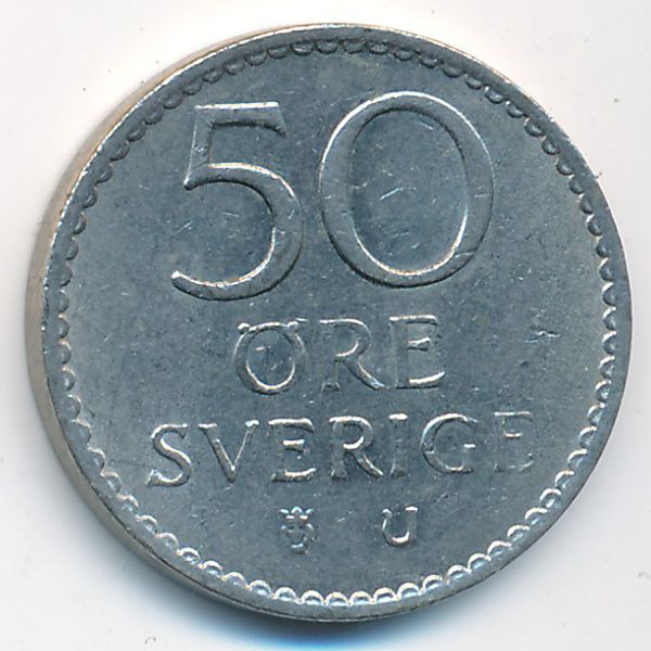 Швеция, 50 эре (1968 г.)