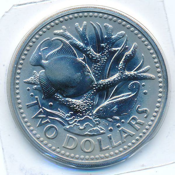 Барбадос, 2 доллара (1982 г.)