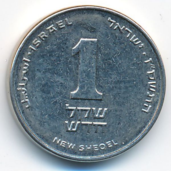 Израиль, 1 новый шекель (2007 г.)