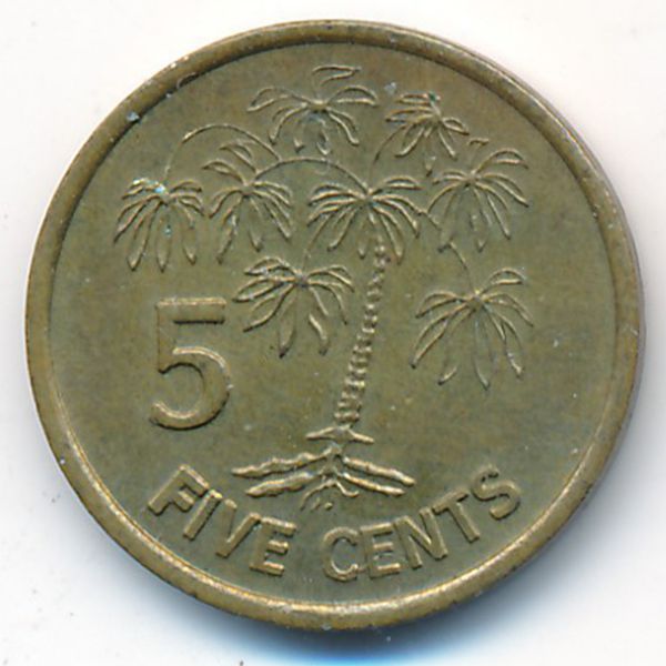 Сейшелы, 5 центов (2000 г.)