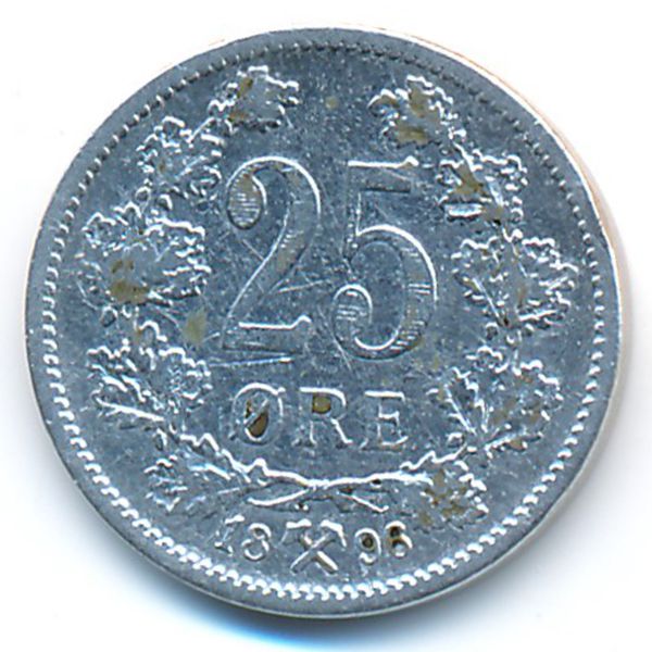 Норвегия, 25 эре (1896 г.)