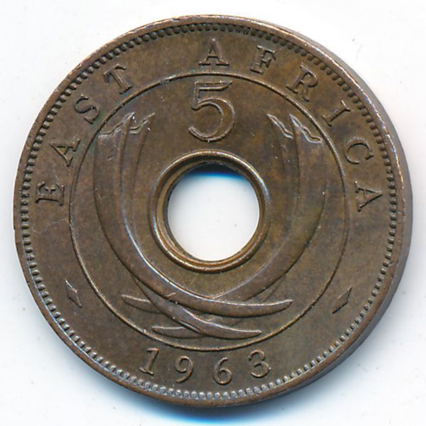 Восточная Африка, 5 центов (1963 г.)