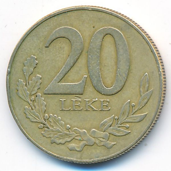Албания, 20 лек (1996 г.)