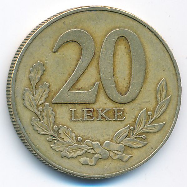 Албания, 20 лек (2000 г.)