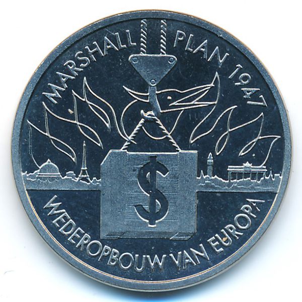 Нидерланды., 1 экю (1997 г.)