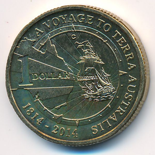 Австралия, 1 доллар (2014 г.)