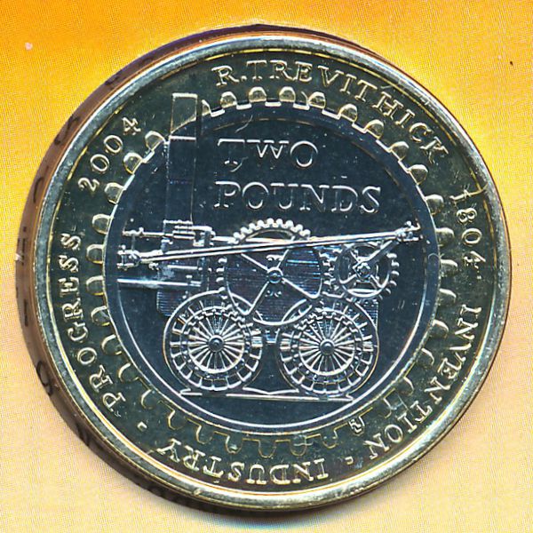 Великобритания, 2 фунта (2004 г.)
