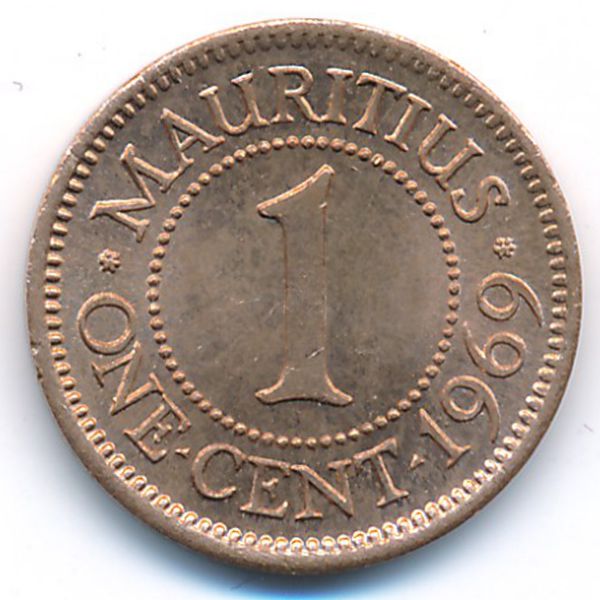 Маврикий, 1 цент (1969 г.)