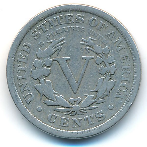 США, 5 центов (1908 г.)