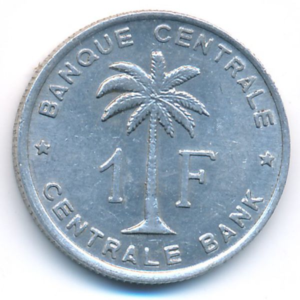 Руанда-Урунди, 1 франк (1959 г.)