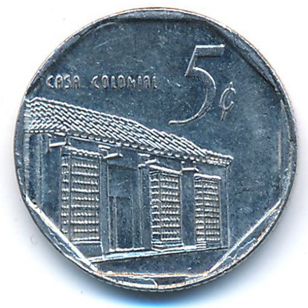 Куба, 5 сентаво (2002 г.)