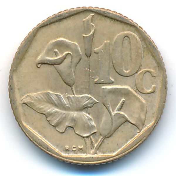 ЮАР, 10 центов (1994 г.)