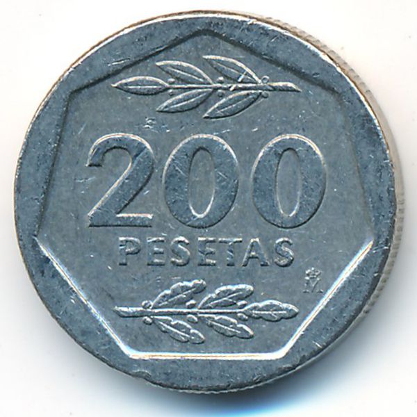 Испания, 200 песет (1987 г.)