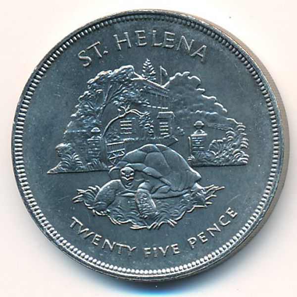 Остров Святой Елены, 25 пенсов (1977 г.)