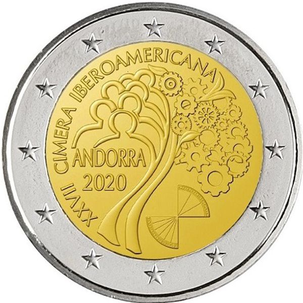Андорра, 2 евро (2020 г.)