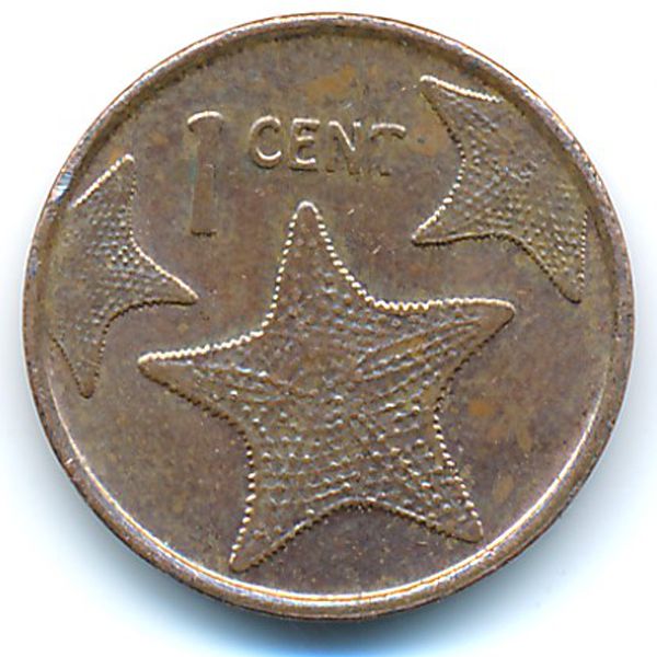 Багамские острова, 1 цент (2014 г.)
