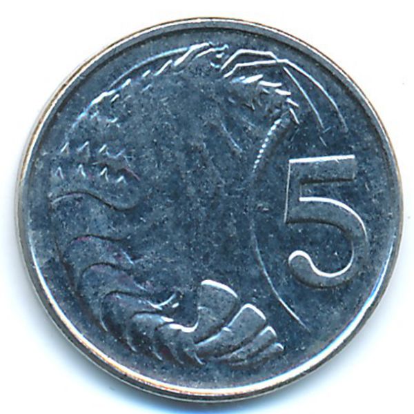 Каймановы острова, 5 центов (2008 г.)