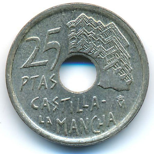 Испания, 25 песет (1996 г.)