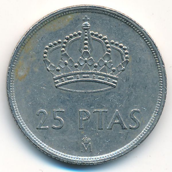 Испания, 25 песет (1983 г.)