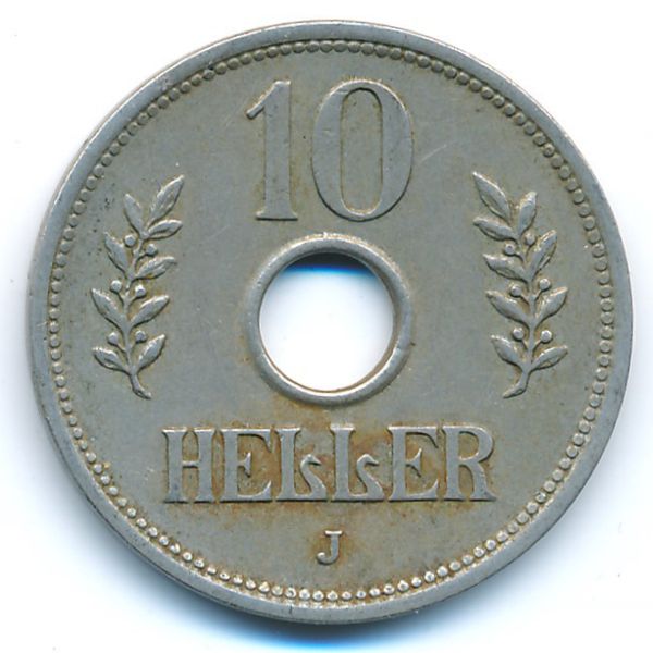 Немецкая Африка, 10 геллеров (1909 г.)