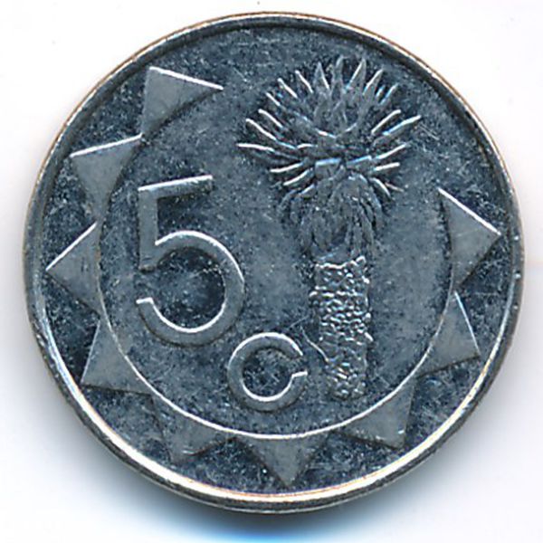 Намибия, 5 центов (2009 г.)