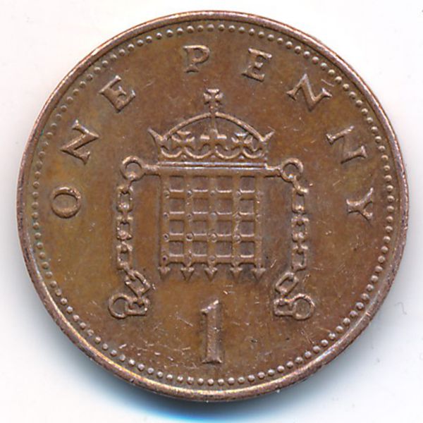 Великобритания, 1 пенни (2005 г.)