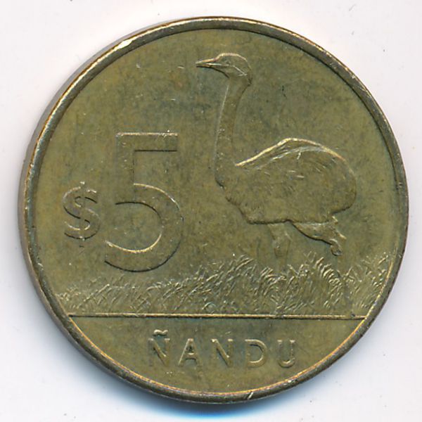 Уругвай, 5 песо (2011 г.)