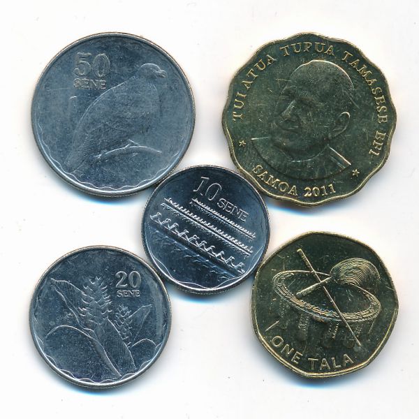 Самоа, Набор монет (2011 г.)