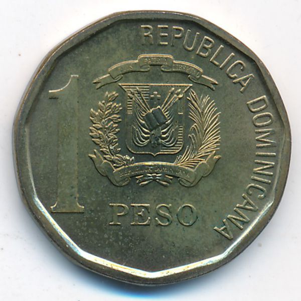 Доминиканская республика, 1 песо (2008 г.)