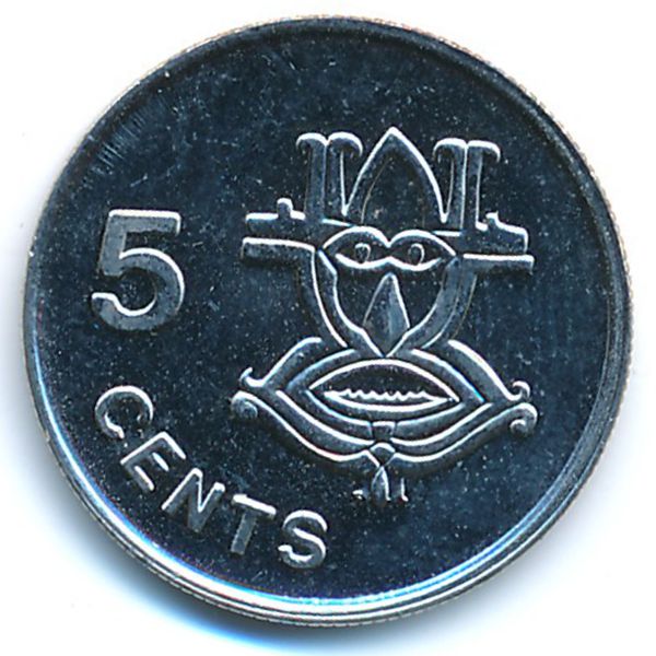 Соломоновы острова, 5 центов (1993 г.)