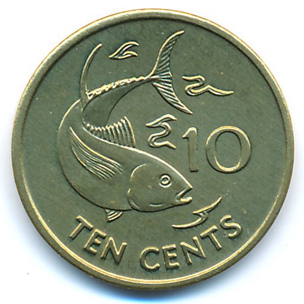 Сейшелы, 10 центов (1997 г.)