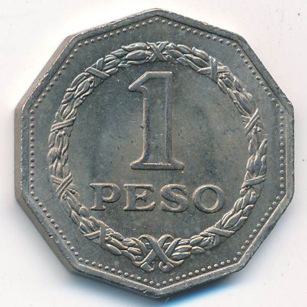 Colombia, 1 peso, 1967