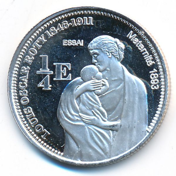 Майотта., 1/4 евро (2004 г.)
