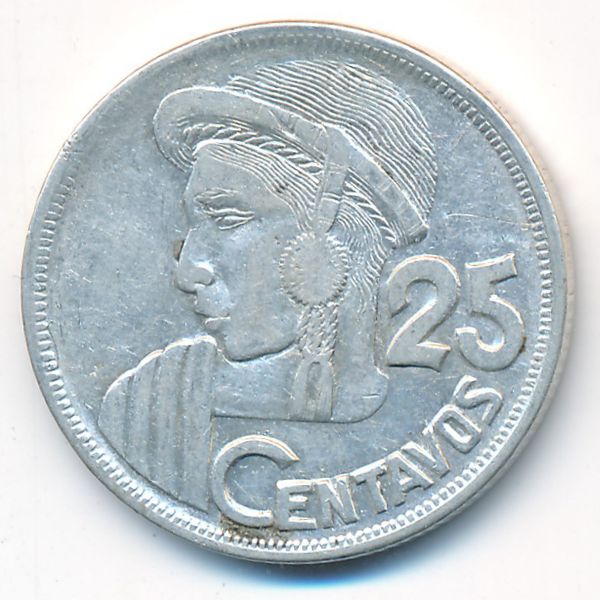 Гватемала, 25 сентаво (1959 г.)