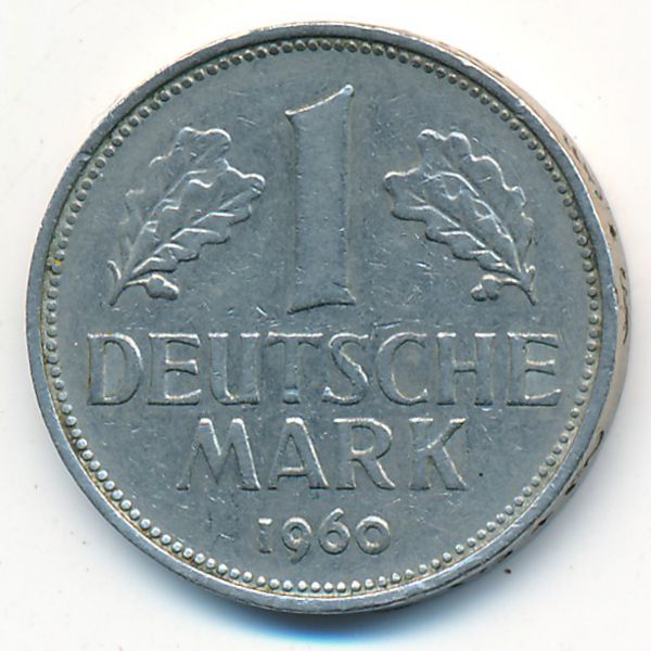 ФРГ, 1 марка (1960 г.)