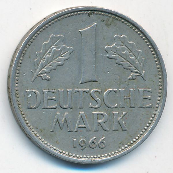 ФРГ, 1 марка (1966 г.)