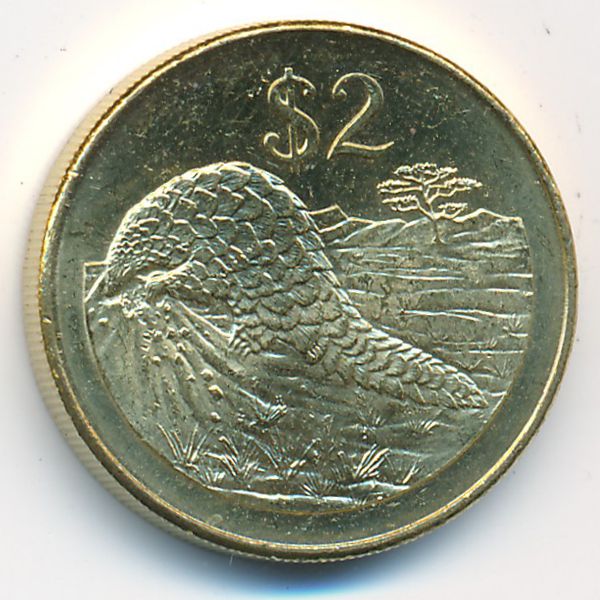 Зимбабве, 2 доллара (2001 г.)