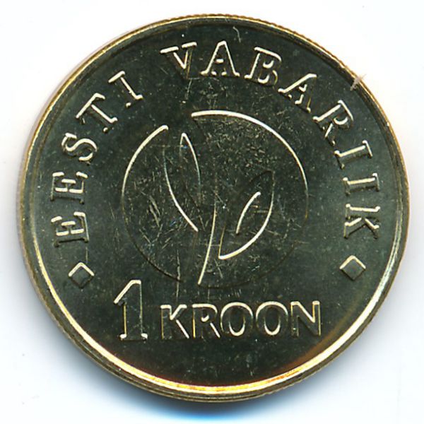 Эстония, 1 крона (2008 г.)