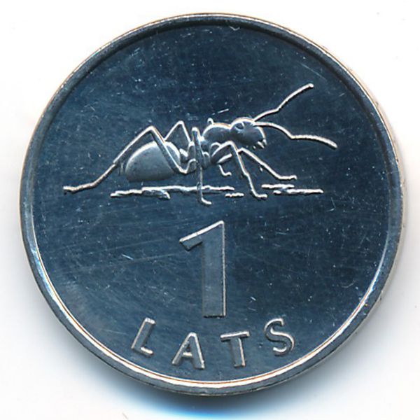 Латвия, 1 лат (2003 г.)